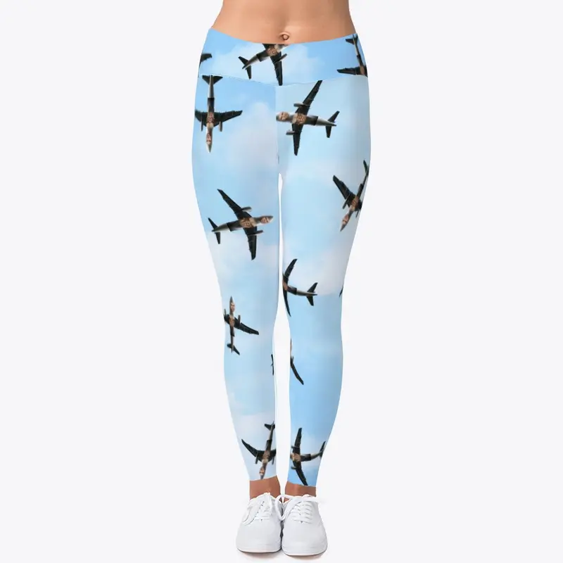 Handsome Jet Plane Leggings